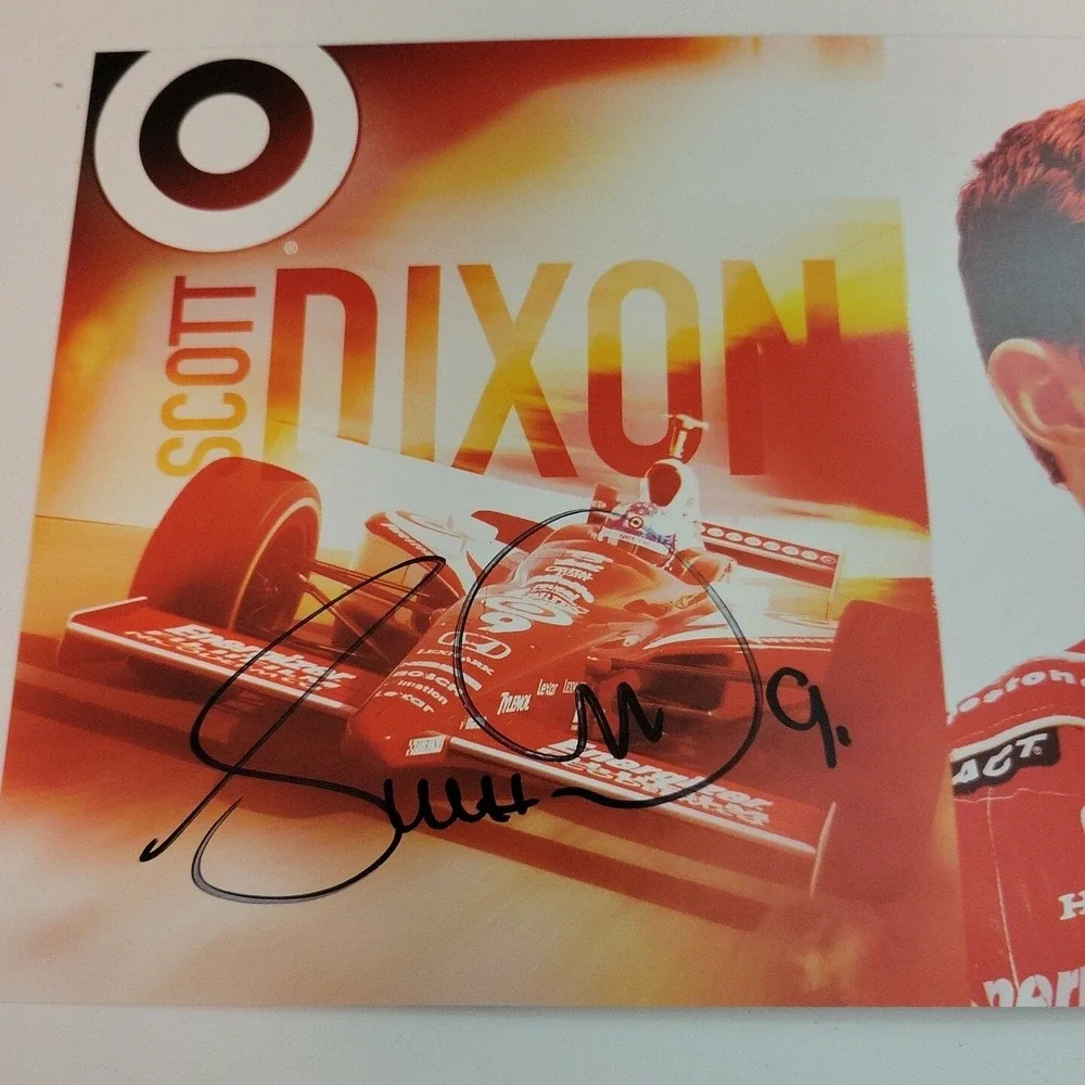 2006 TARGET/ CHIP GANASSI SCOTT DIXON‎ #9 HONDA RACING signed POSTCARD